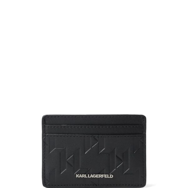 Karl Lagerfeld K/Loom leather card holder