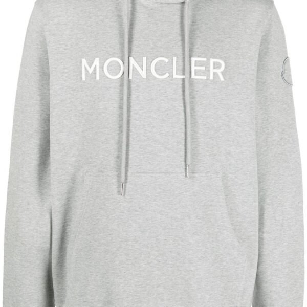 Moncler  logo-print drawstring hoodie