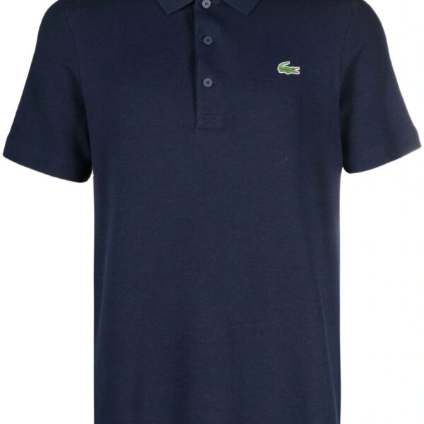 Lacoste  logo-patch short-sleeve polo shirt