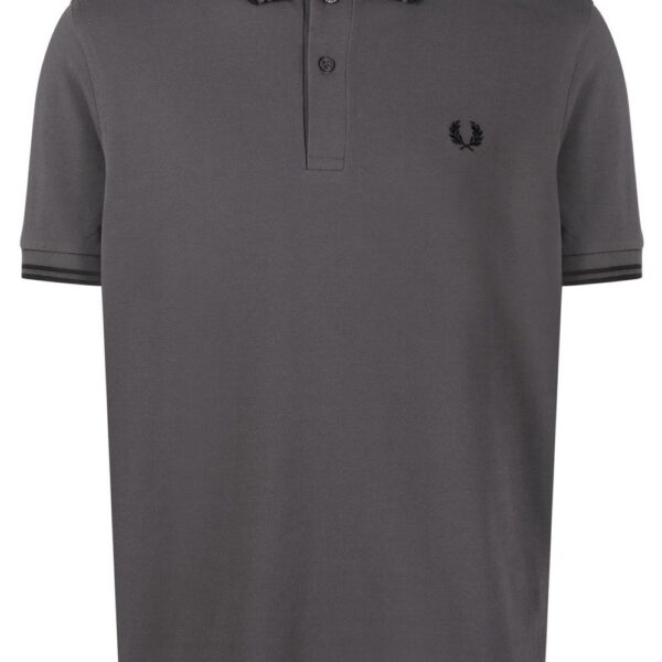 Fred Perry  embroidered-logo short-sleeved polo shirt