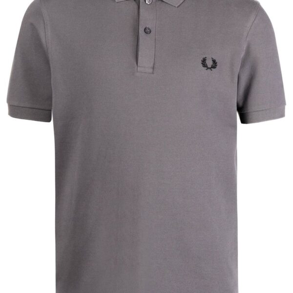 Fred Perry  embroidered-logo short-sleeved polo shirt