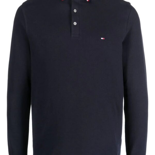 Tommy Hilfiger  striped-collar polo shirt