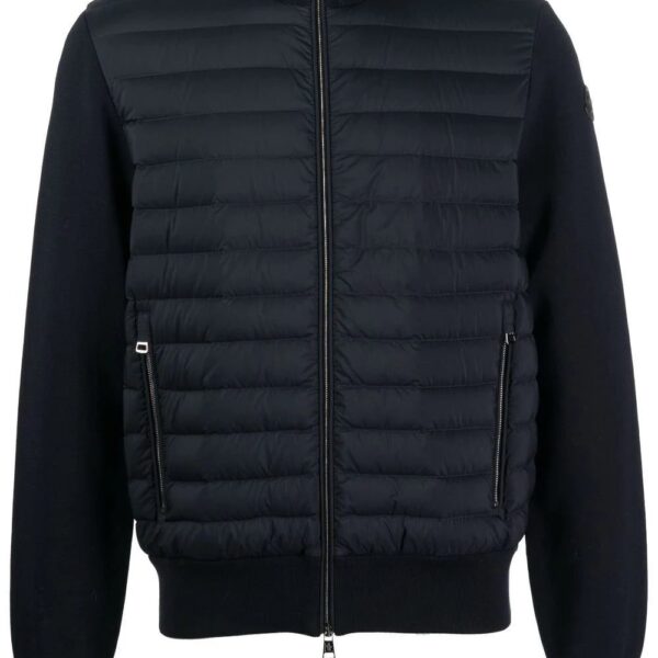 Moncler  padded contrast-sleeve jacket