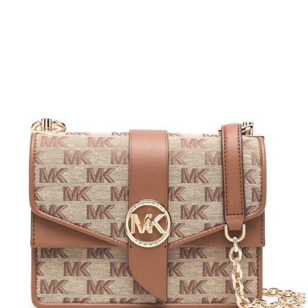 Michael Michael Kors logo jacquard crossbody bag