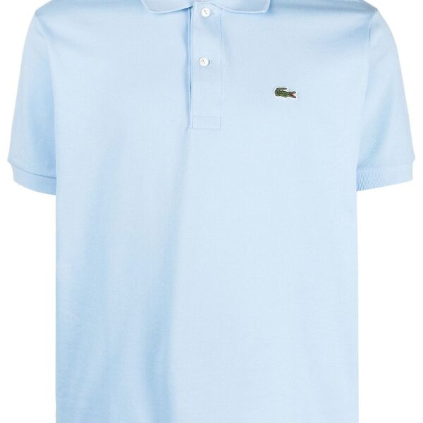 Lacoste logo-patch polo shirt