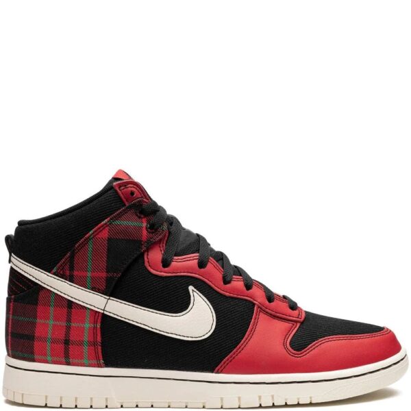 Nike  Dunk High “Plaid – Black/Red” sneakers