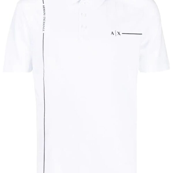 Armani Exchange  logo-print polo shirt