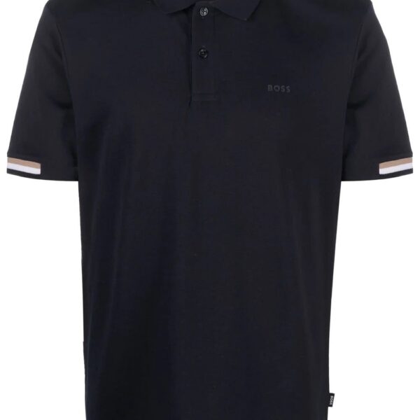BOSS  logo-print short-sleeve polo shirt