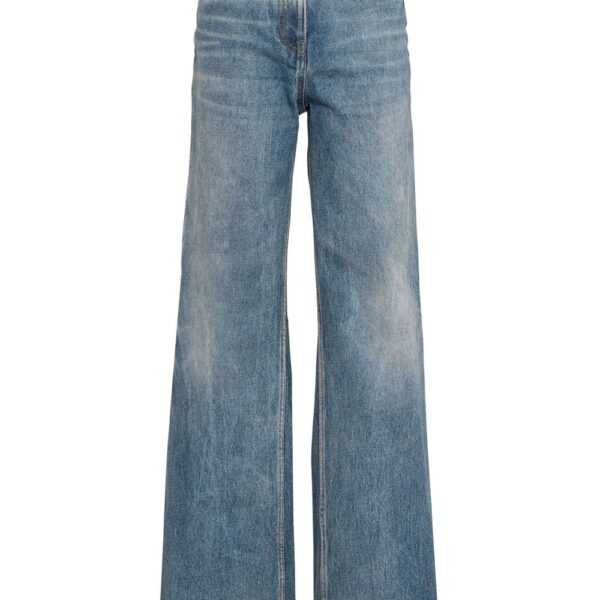Prada  bleached-effect straight-leg jeans