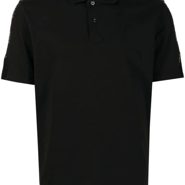 BOSS  logo-sleeve polo shirt