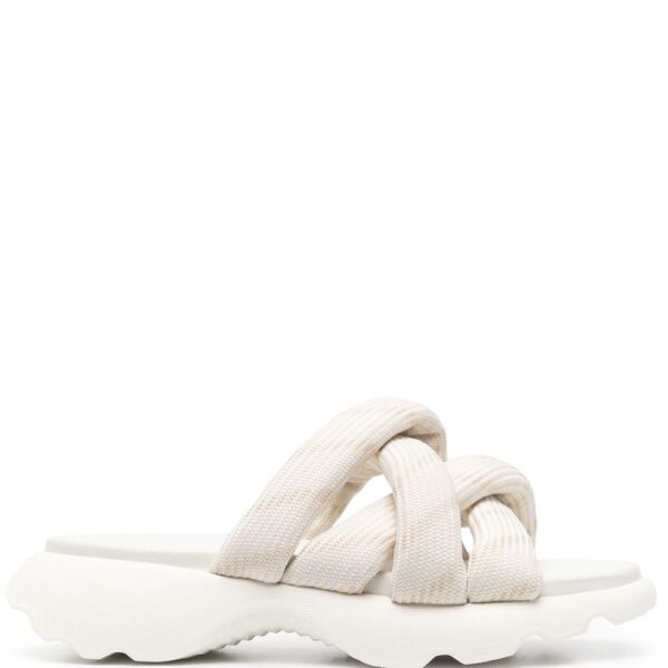 Moncler crossover-strap slides