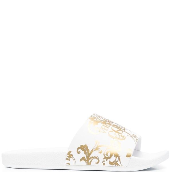 Versace Jeans Couture Barocco’ print slides
