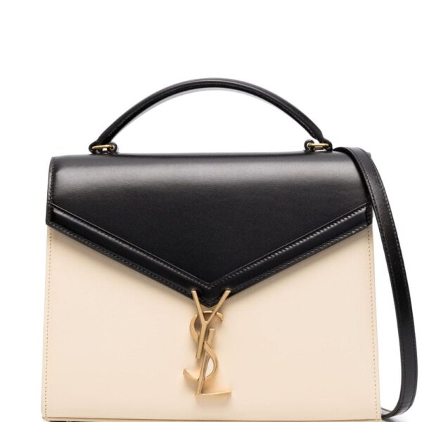 Saint Laurent Cassandra two-tone tote bag