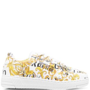 Versace Jeans Couture baroque-print low-top sneakers