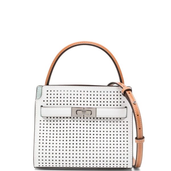 Tory Burch Lee Radziwill perforated shoulder bag
