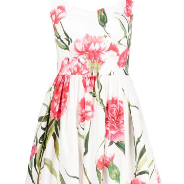 Dolce & Gabbana  floral-print sleeveless dress