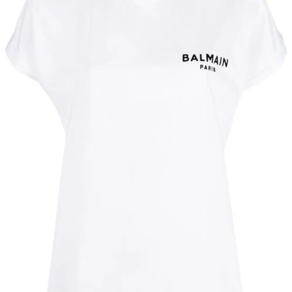 Balmain  logo-print cotton T-shirt
