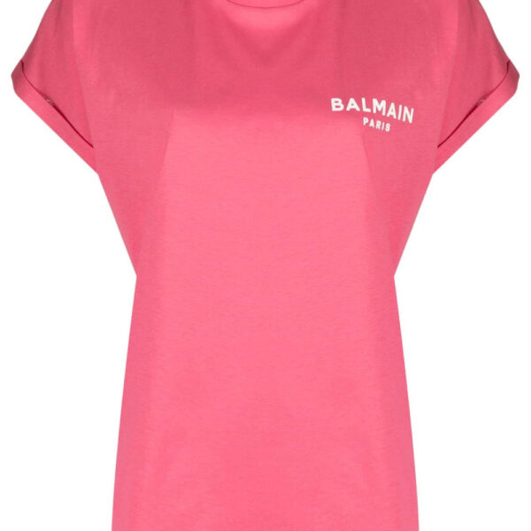 Balmain  logo-print cotton T-shirt