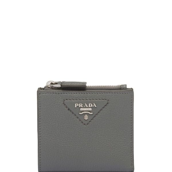 Prada logo-plaque Saffiano leather wallet