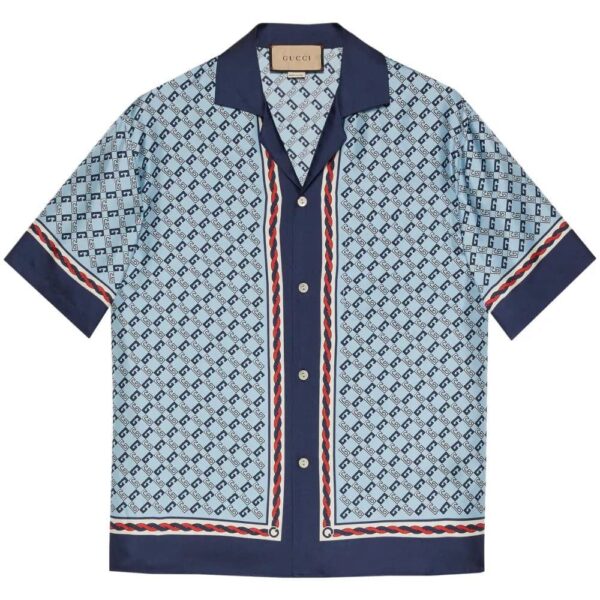 Gucci  all-over GG-pattern shirt