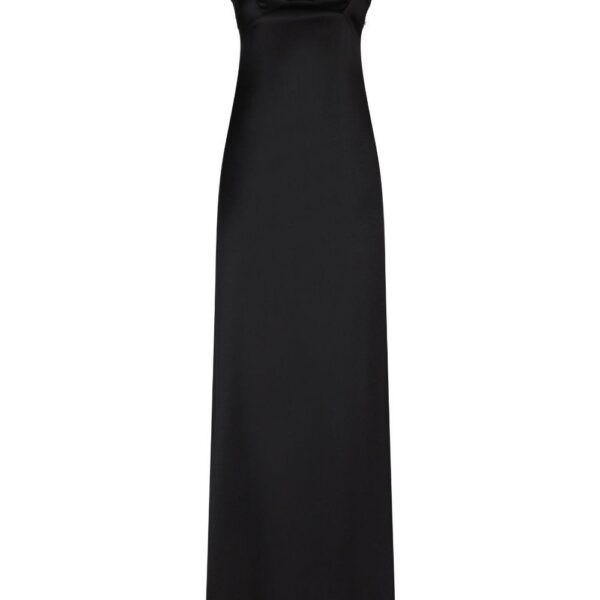 Dolce & Gabbana lace-trimmed satin gown