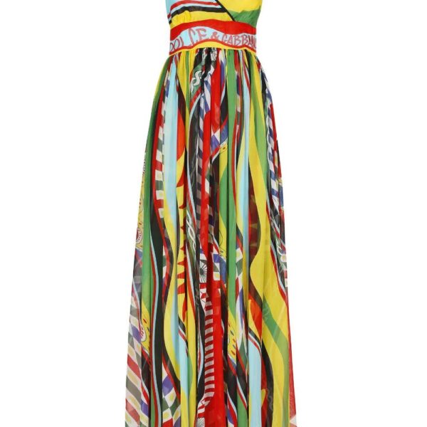 Dolce & Gabbana  graphic-print sleeveless dress