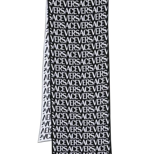Versace  logo knit scarf