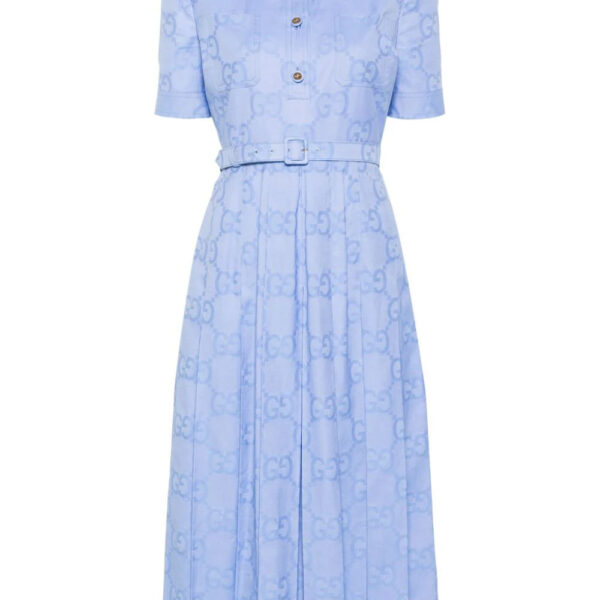 Gucci  GG-jacquard midi dress