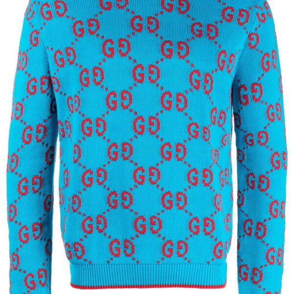 Gucci  GG intarsia-knit cotton jumper