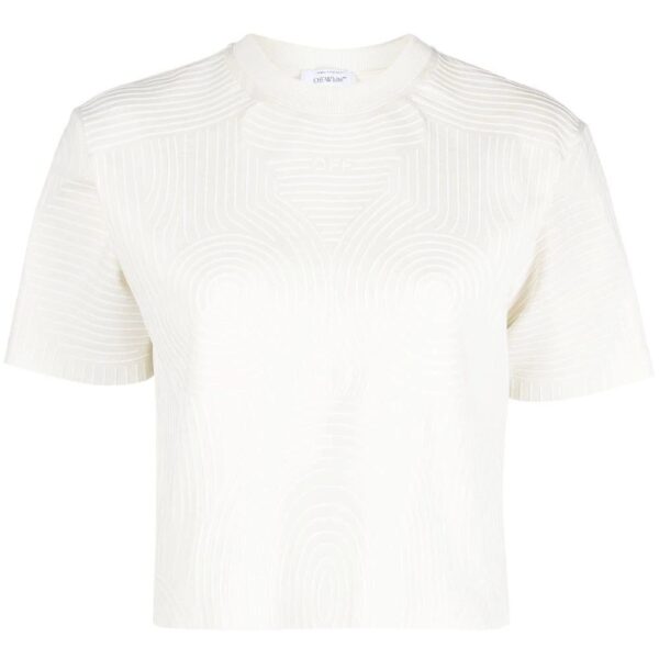 Off-White  printed cotton T-shirt