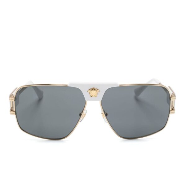 Versace Eyewear pilot-frame tinted sunglasses