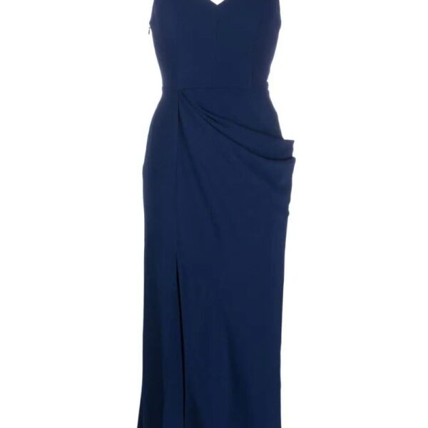Alexander McQueen  spaghetti-strap draped dress