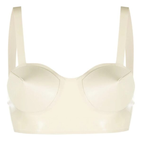 Maison Margiela  latex balconette bra