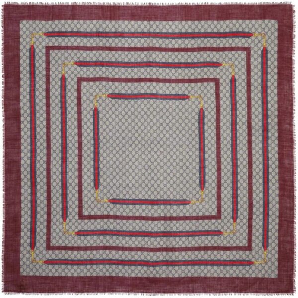 Gucci  GG Web-stripe shawl scarf