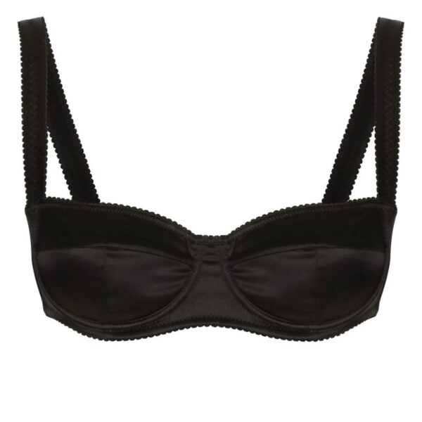 Dolce & Gabbana  satin-finish balconette-style bra