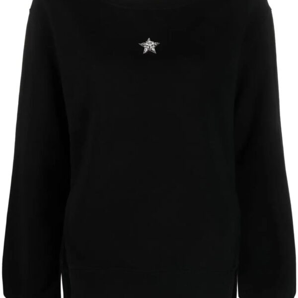Stella McCartney  crystal-embellished cotton sweatshirt