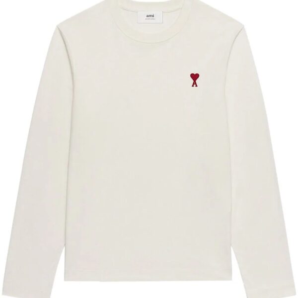 AMI Paris  embroidered-logo cotton sweatshirt
