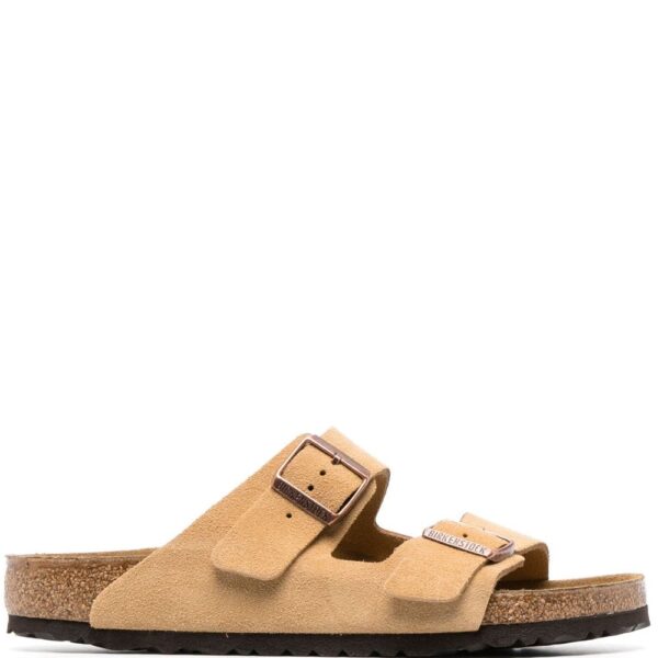 Birkenstock double-strap suede sandals