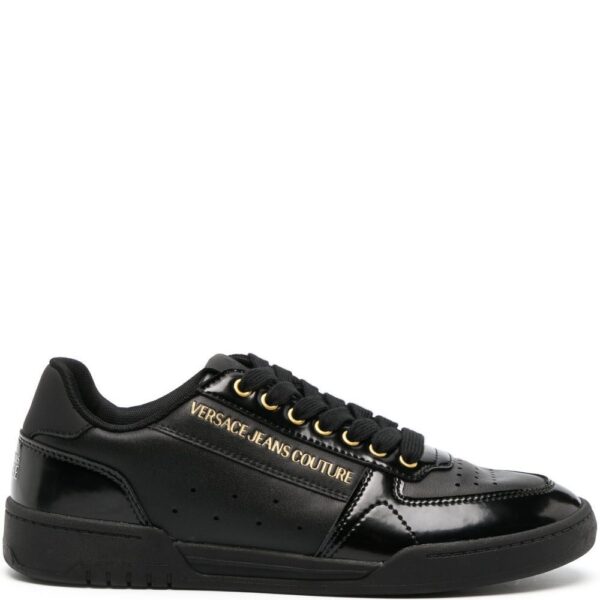 Versace Jeans Couture logo-debossed leather sneakers