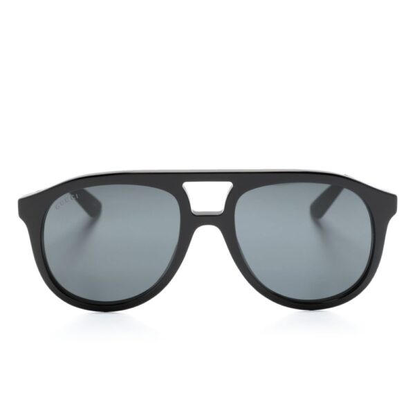 Gucci Eyewear logo-plaque oversize-frame sunglasses
