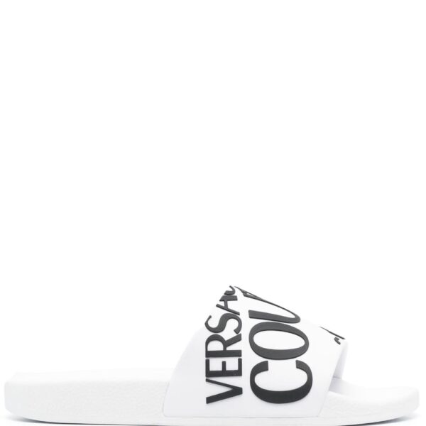 Versace Jeans Couture logo-print slides