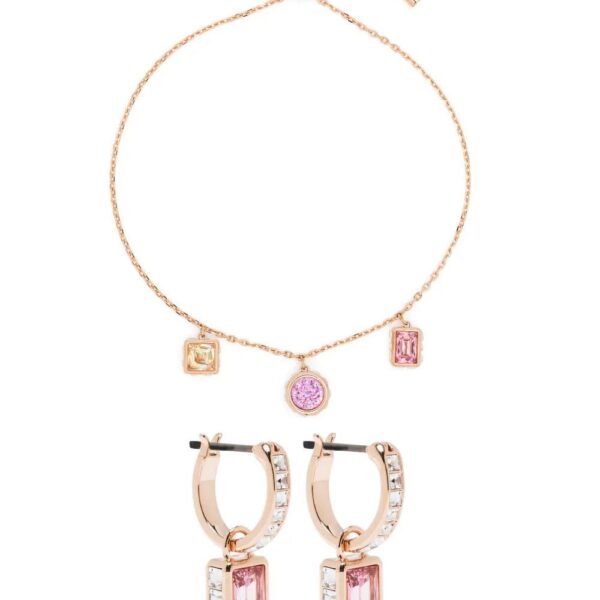 Swarovski  Stilla crystal-embellished bracelet and earrings set