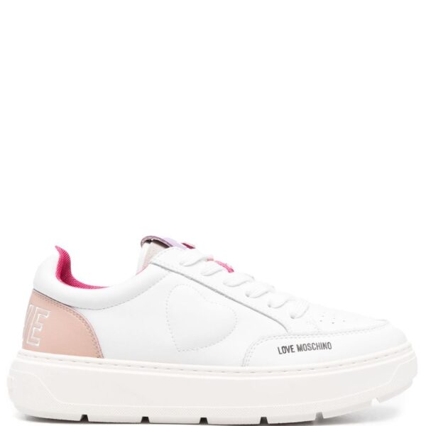 Love Moschino heart-motif low-top sneakers