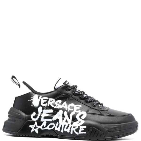 Versace Jeans Couture graffiti-print low-top sneakers