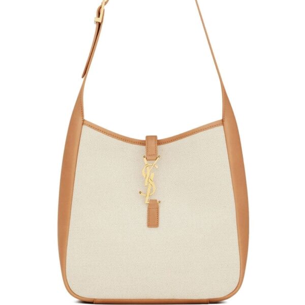 Saint Laurent Le 5 à 7 monogram-plaque shoulder bag