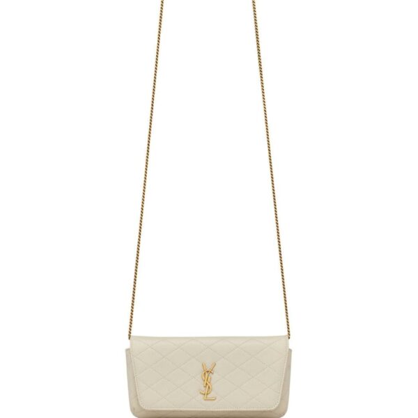 Saint Laurent Gaby quilted leather phone case