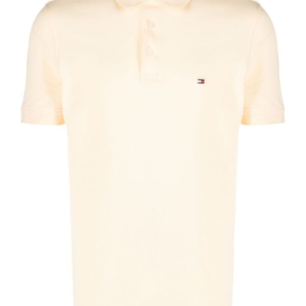 Tommy Hilfiger logo-embroidered cotton polo shirt