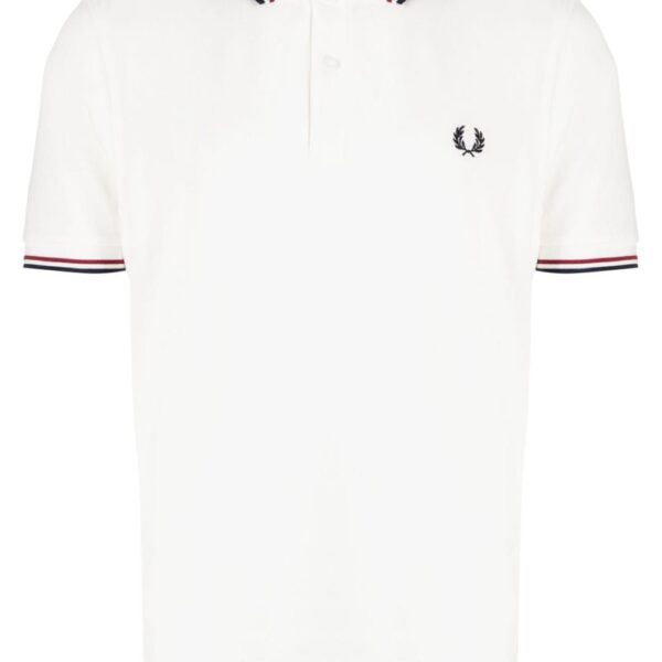 Fred Perry contrast-trim cotton polo shirt
