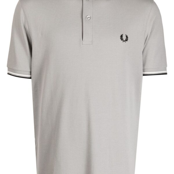 Fred Perry contrast-trim cotton polo shirt