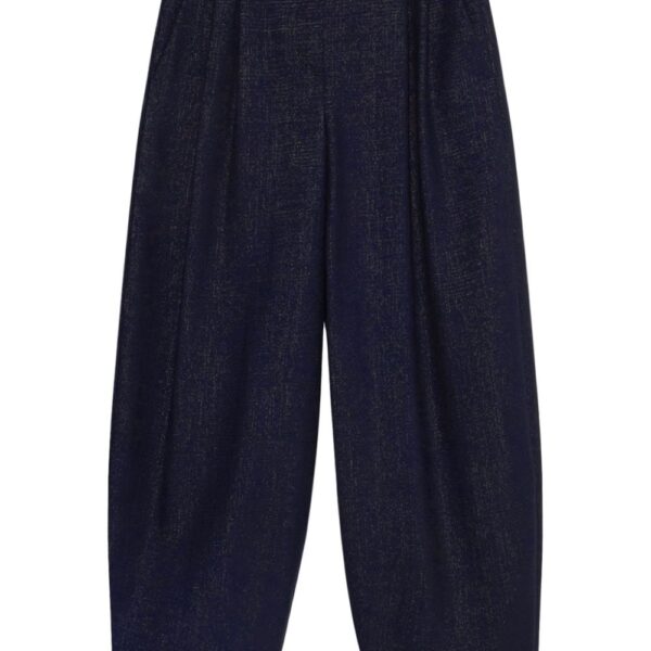 Stella McCartney  pleated wool-blend wide-leg trousers